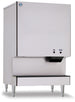 Hoshizaki DCM-751BWH cubelet ice and water dispenser shown on legs