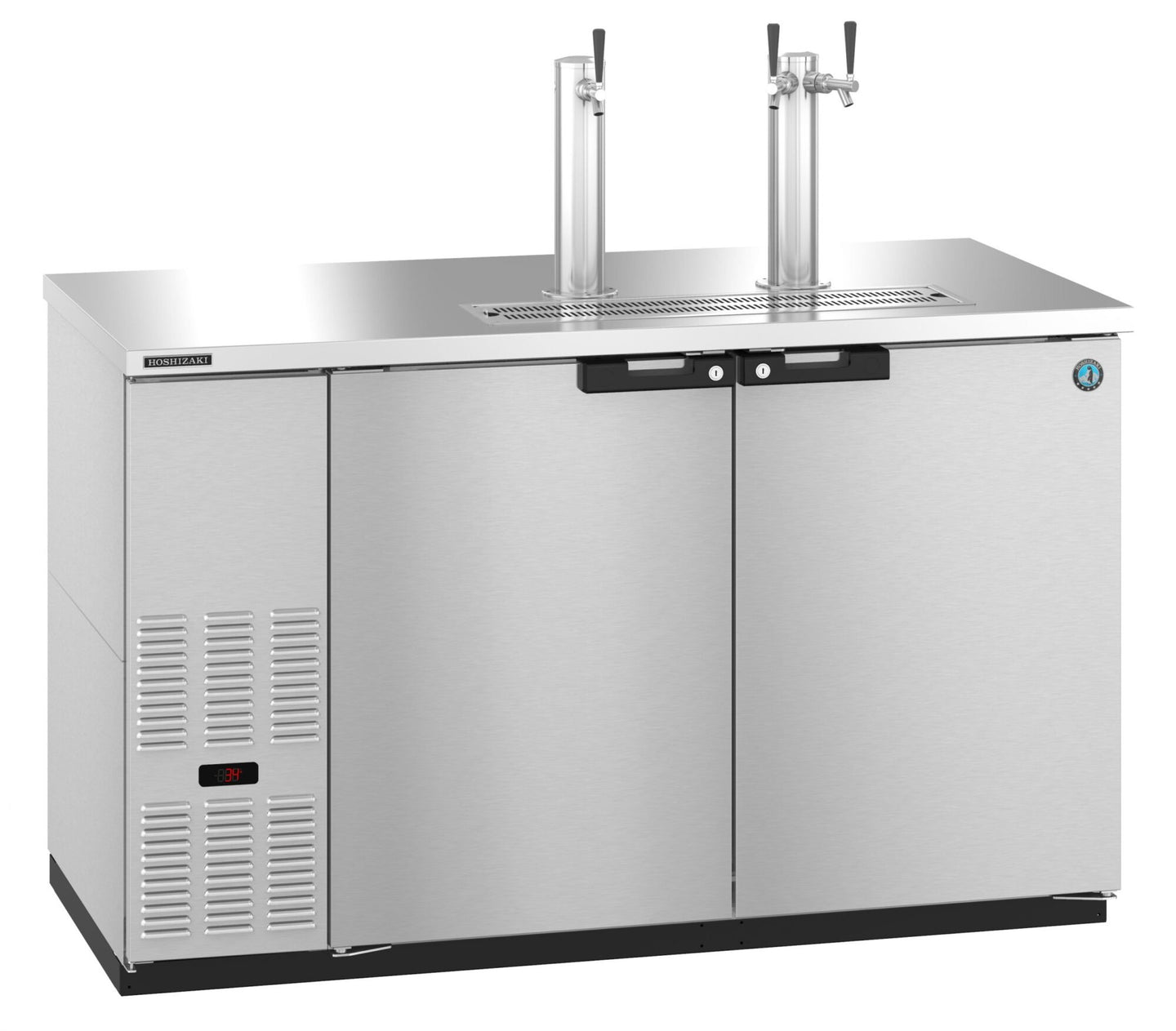 Hoshizaki DD59-S stainless steel direct draw beer cooler right side view
