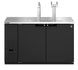 Hoshizaki DD59 two section direct draw beer cooler front view with solid doors