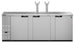 Hoshizaki DD95-S stainless steel direct draw beer cooler front view with solid doors