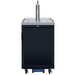 Dukers DKB23-M1 kegerator draft tower and tap handles detail