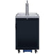 Dukers DKB23-M1 kegerator draft tower and tap handles detail