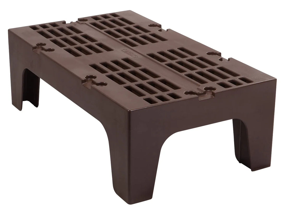 Cambro DRS360131 36 inch slotted top dark brown dunnage rack