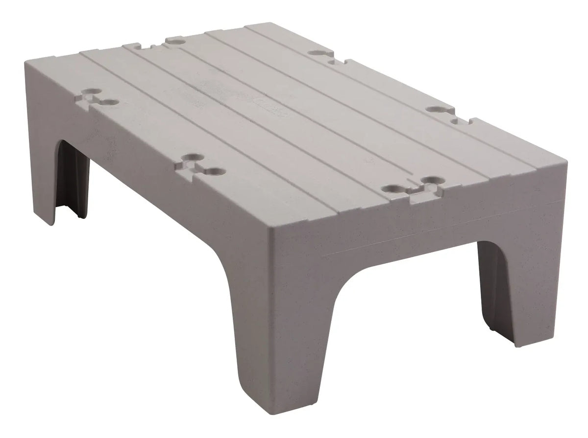 Cambro DRS36480 36 inch solid top speckled gray dunnage rack