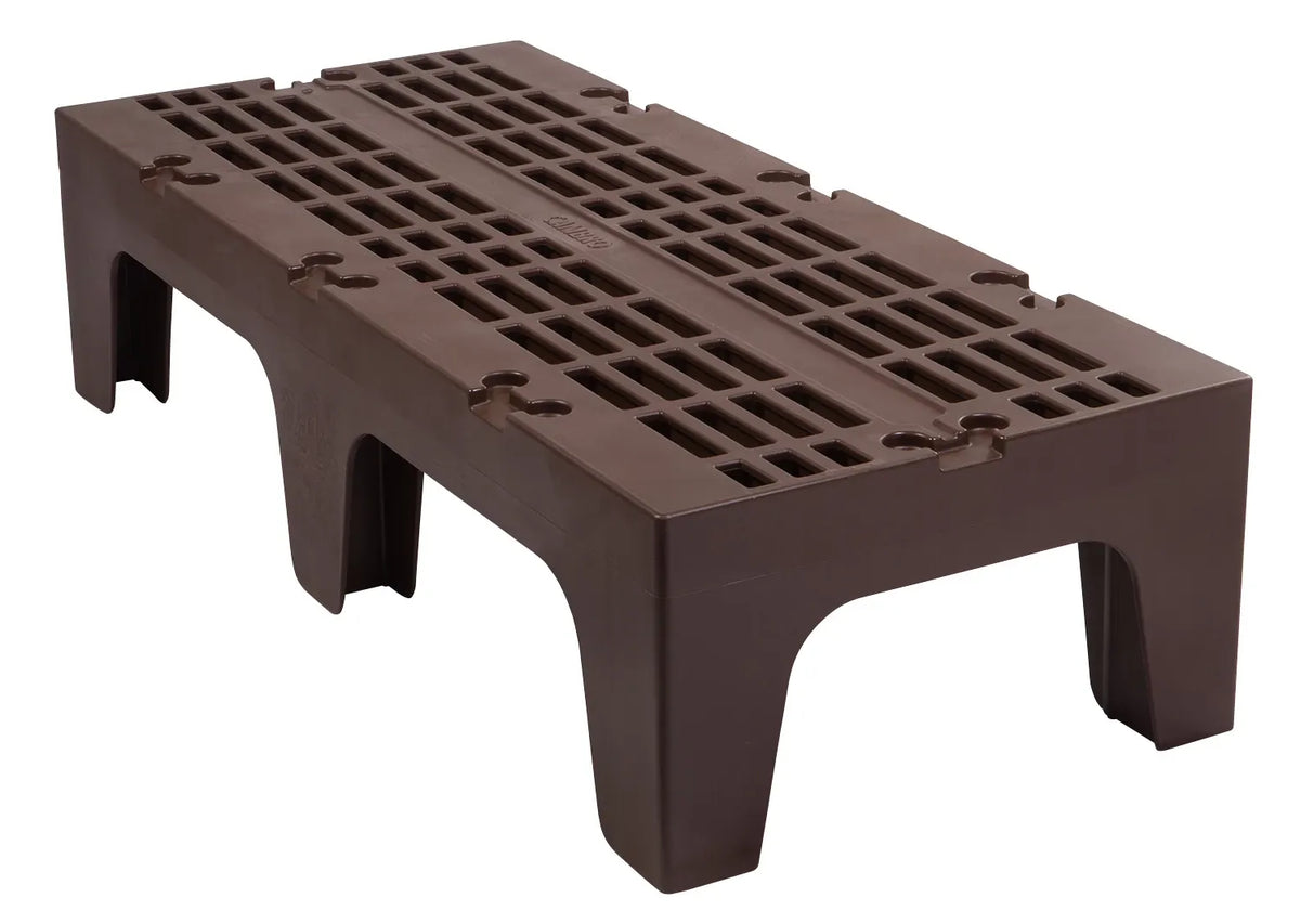 Cambro DRS480131 48 inch slotted top dark brown dunnage rack