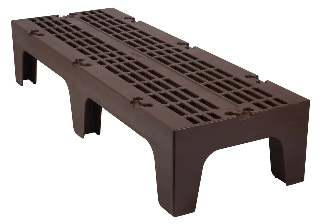 Cambro DRS600131 60 inch slotted top dark brown dunnage rack