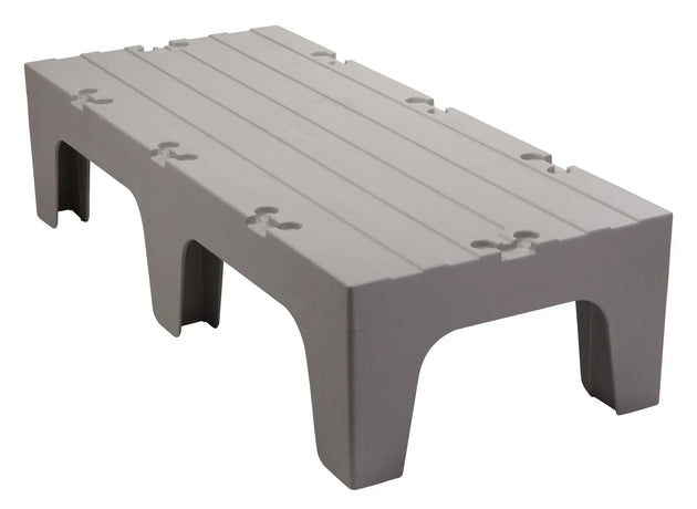 Cambro DRS60480 60 inch solid top speckled gray dunnage rack
