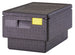 Cambro EPP180S110 stackable top load EPP food pan carrier, black