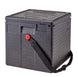Cambro EPPMBWSTSW110 insulated milk crate carrier with web strap, black
