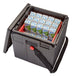 Cambro EPPMBWSTSW110 insulated milk crate carrier, angled view