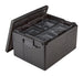 Cambro EPPMTSW110 insulated meal tray carrier, angled view