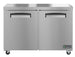 Hoshizaki EUF48A 48 inch two section undercounter freezer, front view