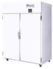 Migali Industries EVOX-2R-PH Medical-Grade Refrigerator 44.9 Cu. Ft. - two solid door upright with IntelVU touchscreen controller, front quarter view