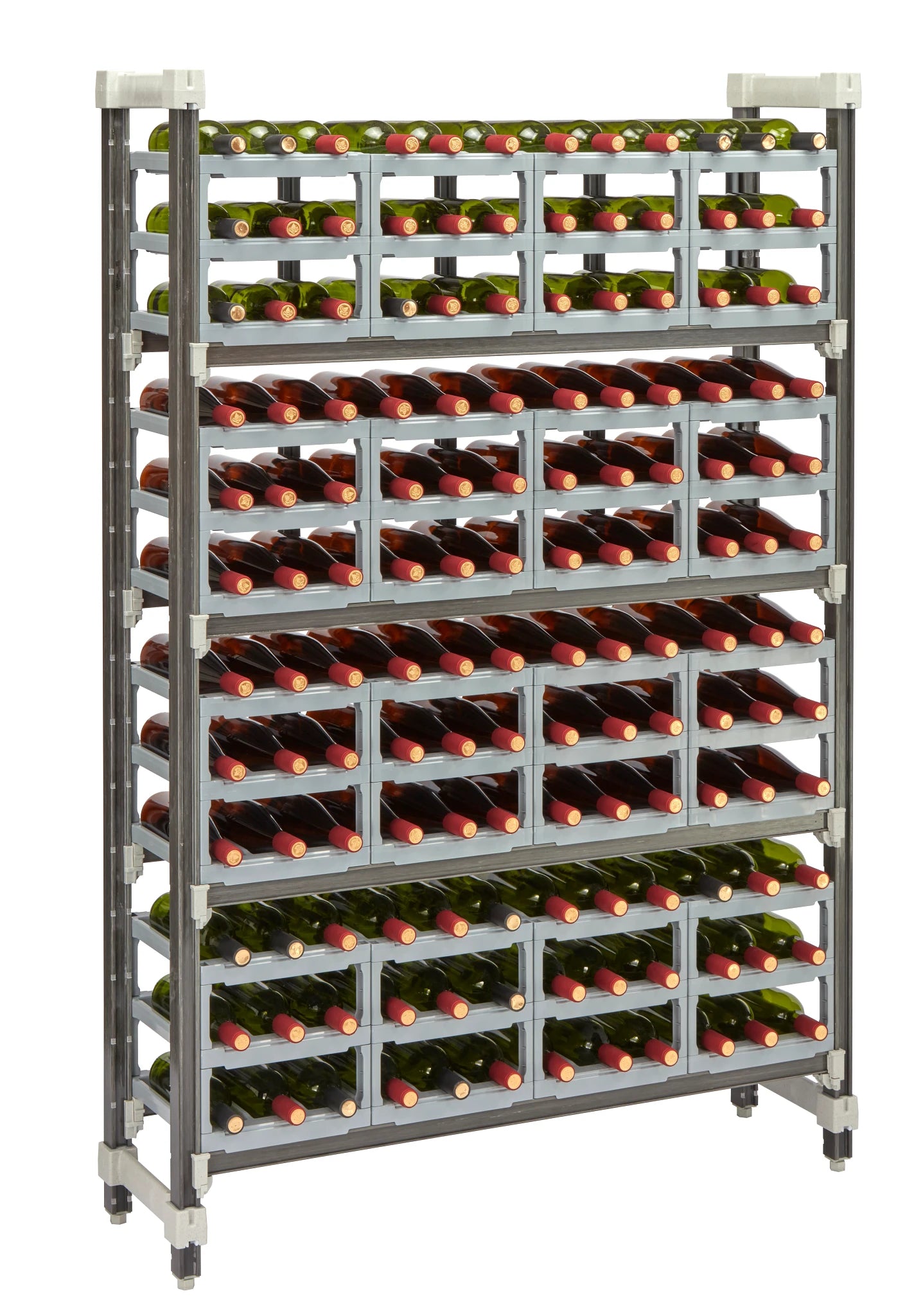 Cambro EXUWR144872480 Elements Xtra stationary wine storage rack Speckled Gray