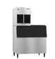 Hoshizaki F-1002MRJZ modular flake ice machine shown on a B-700SF storage bin