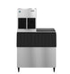 Hoshizaki F-1002MRJZ flake ice machine and B-700SF bin, front view