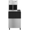 Hoshizaki F-822MAK-C cubelet ice machine on a B-500SF storage bin, front view