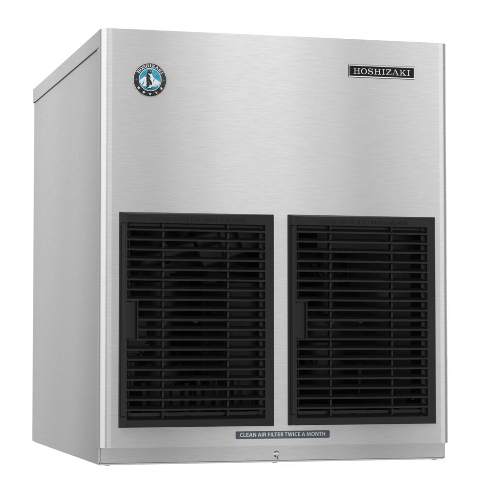 Hoshizaki F-822MAK air-cooled modular flake ice machine head unit, right view