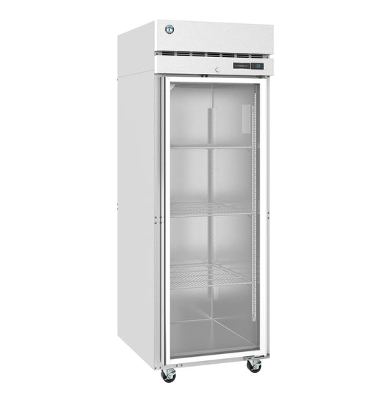Hoshizaki F1A-FG glass door reach-in freezer right side view