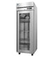 Hoshizaki F1A-FGE glass door reach-in freezer left side view
