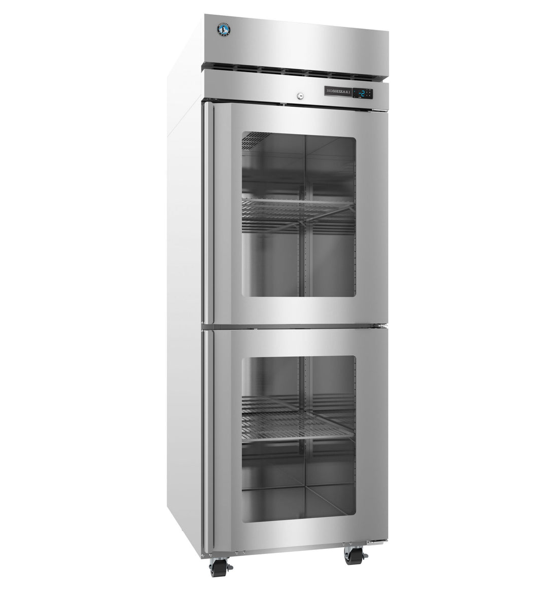 Hoshizaki F1A-HGE half glass door reach-in freezer right side view