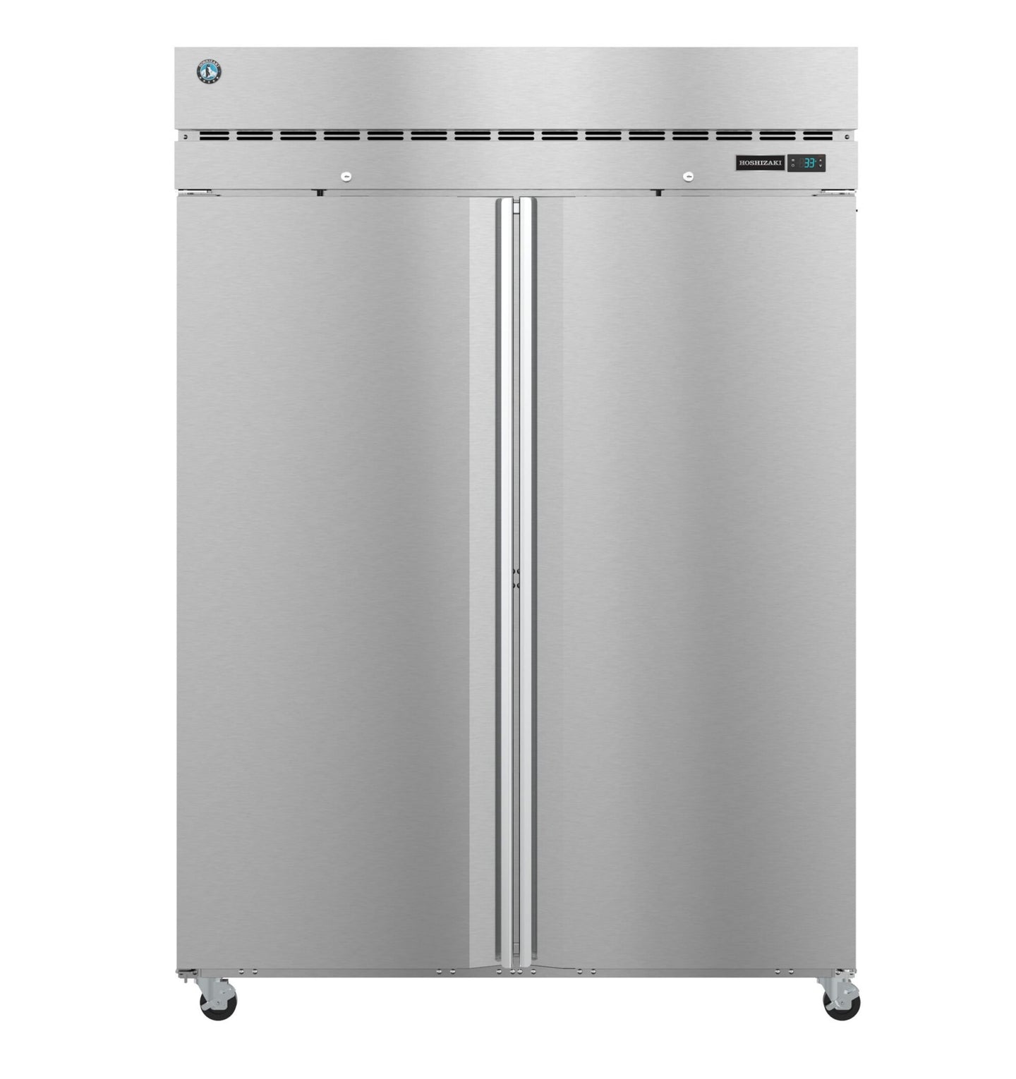Hoshizaki F2A-FS Steelheart Series two section reach-in freezer with full stainless steel doors