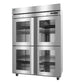 Hoshizaki F2A-HGE half glass door reach-in freezer left side view