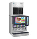 Hoshizaki FD-1002MRJZ-C remote-cooled cubelet ice machine on a Sensation 30 dispenser