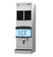 Hoshizaki FD-650MRJZ-C cubelet ice machine paired with a DM-4420N dispenser, left view