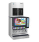 Hoshizaki FD-650MRJZ-C remote-cooled cubelet ice machine on a Sensation 30 dispenser