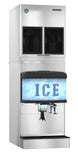 Hoshizaki FD-650MWJ-C cubelet ice machine paired with a DM-4420N dispenser