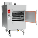 Cookshack FEC300-18 rotisserie smoker oven interior with twelve 18 by 25 inch racks