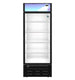 Hoshizaki FM-23-HC-BLK 30 inch black glass door freezer merchandiser front view
