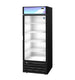 Hoshizaki FM-23-HC-BLK black freezer merchandiser left side view