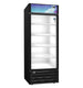 Hoshizaki FM-23-HC-BLK black freezer merchandiser right side view
