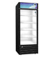Hoshizaki FM-23-HC-BLK black freezer merchandiser right side view