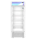 Hoshizaki FM-23-HC-WHT 30 inch white glass door freezer merchandiser front view