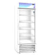 Hoshizaki FM-23-HC-WHT white freezer merchandiser right side view