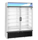 Hoshizaki FM-49-HC two section freezer merchandiser right side view