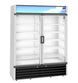 Hoshizaki FM-49-HC two section freezer merchandiser right side view