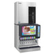 Hoshizaki FS-1501MLJ-C cubelet ice machine on a Sensation 30 dispenser