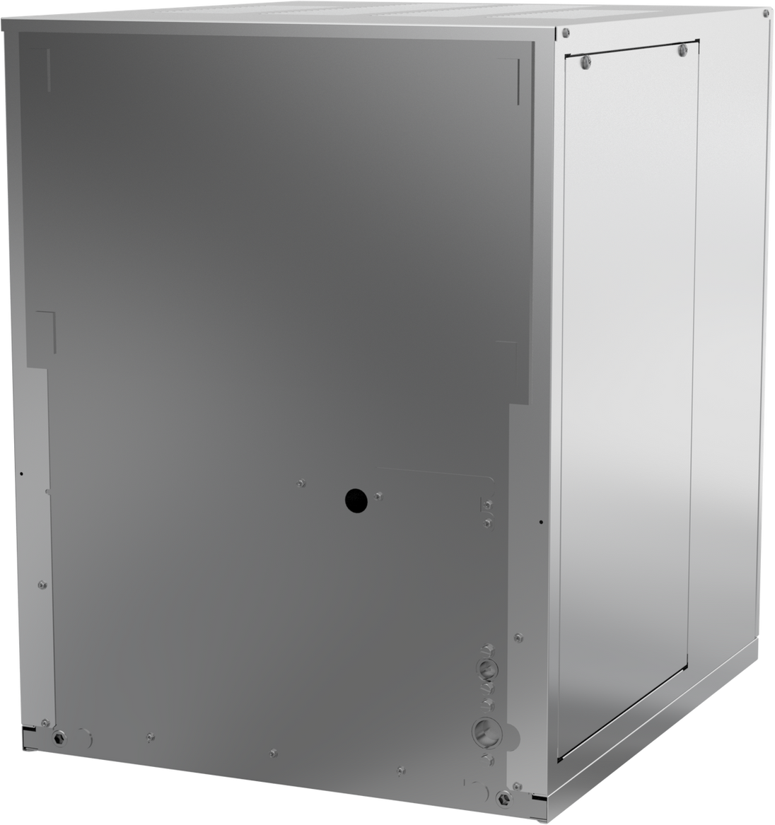 Ice-O-Matic GEM1306A90 Pearl ice machine head, rear angle view