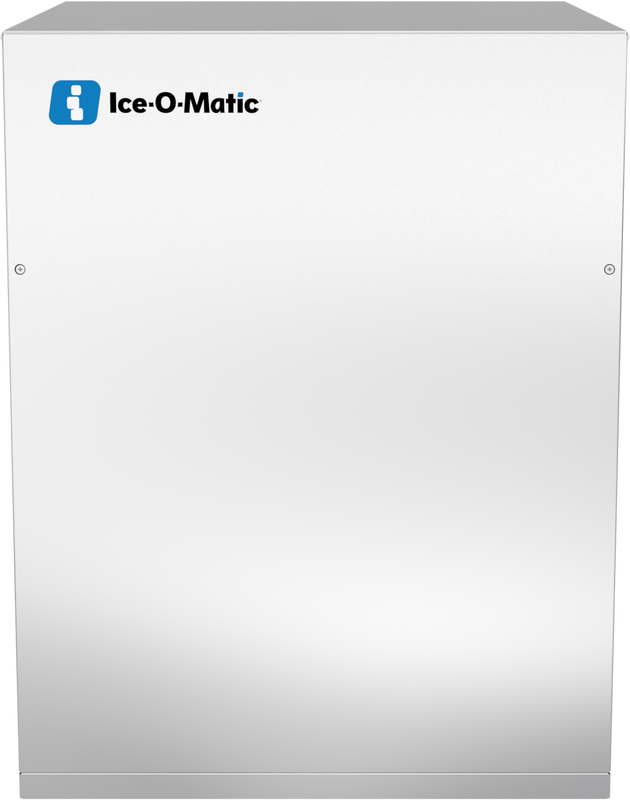 Ice-O-Matic MFI1256W90 flake ice machine, front view