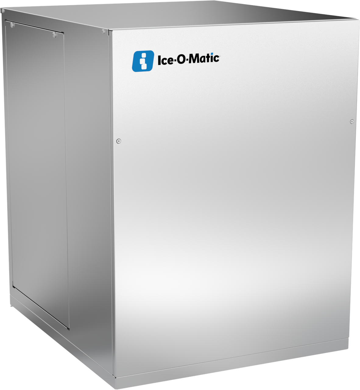 Ice-O-Matic MFI1256W90 flake ice machine, left angle view
