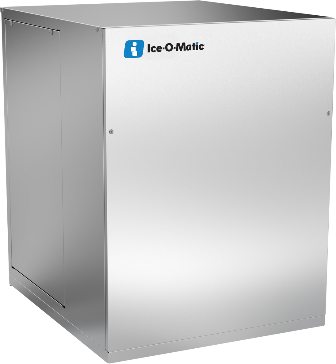 Ice-O-Matic HEM0650R49 Quartz ice machine head, left angle view