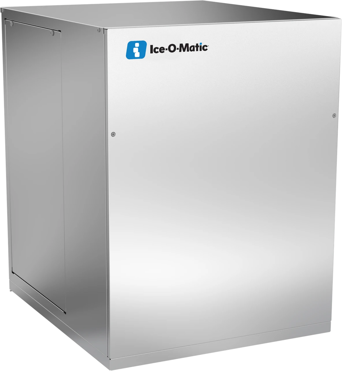 Ice-O-Matic GEM0956W90 Pearl ice machine head, left angle view
