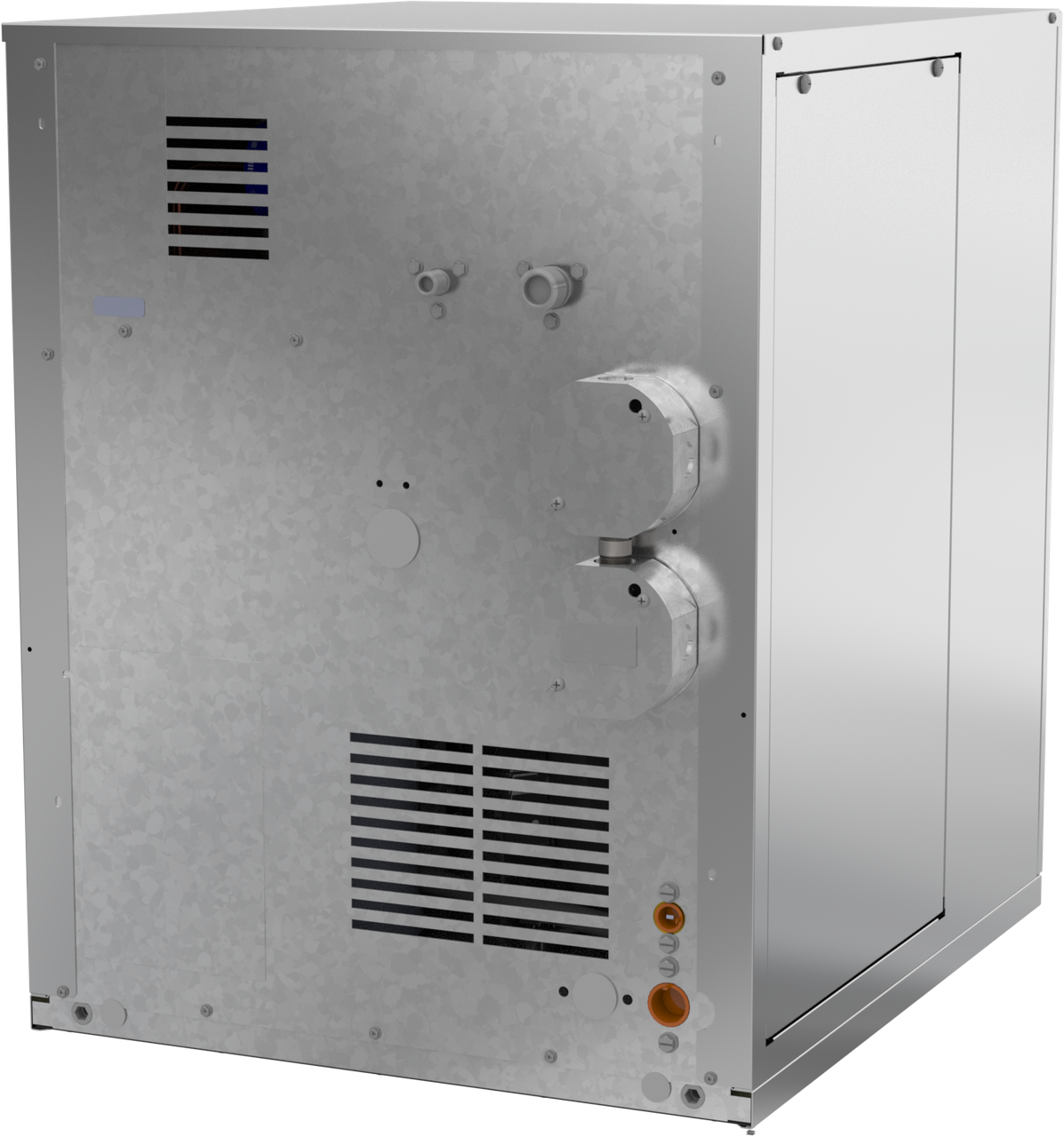 Ice-O-Matic HEM1306R49 Quartz ice machine head, rear angle view