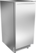 Ice-O-Matic GEMU09090 self-contained undercounter Pearl ice machine, front angled view