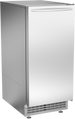 Ice-O-Matic GEMU09090 self-contained undercounter Pearl ice machine, left angle view