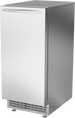 Ice-O-Matic GEMU09090 self-contained undercounter Pearl ice machine, right angle view